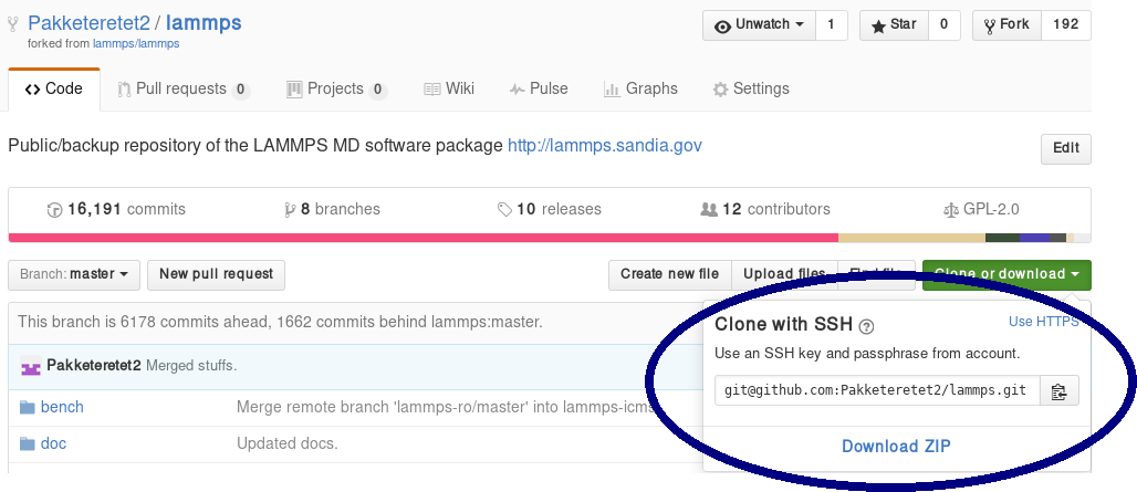 lammps output for paraview